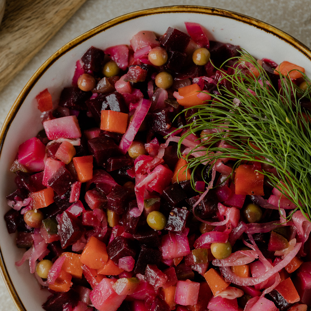 Винегрет с квашенной капустой