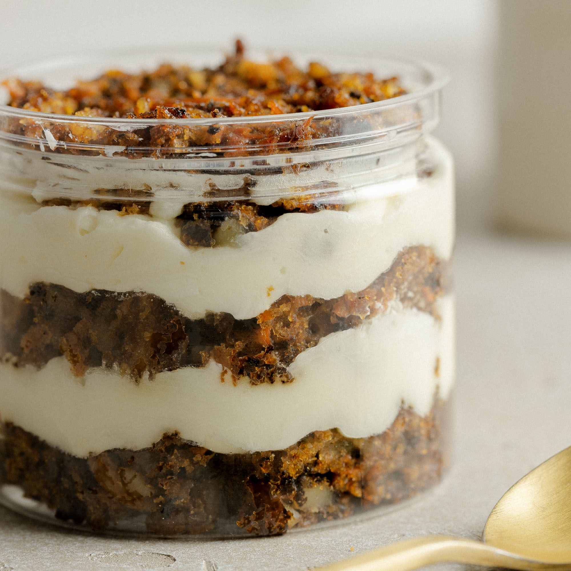 Морковный торт в баночке, 100 гр