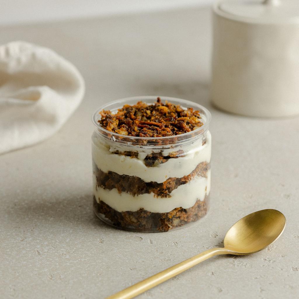 Морковный торт в баночке, 100 гр