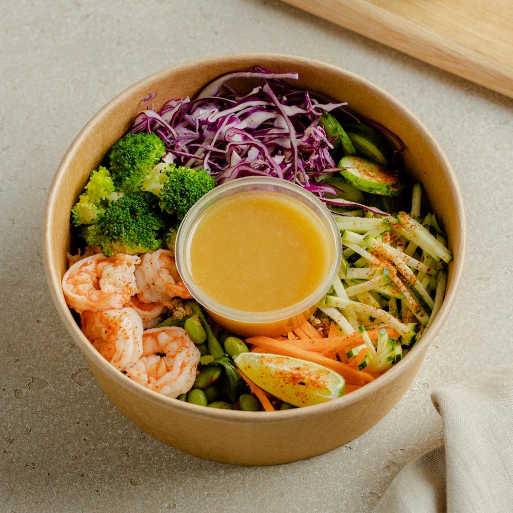 Боул с креветками и киноа, 300 гр