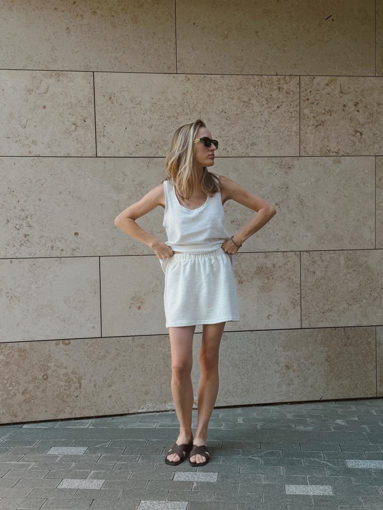 Юбка Texture Mini White