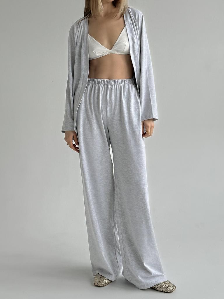 Брюки из хлопка Soft Grey Melange