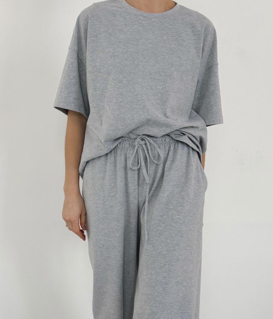 Футболка  Classik Grey Melange из мягкого хлопка