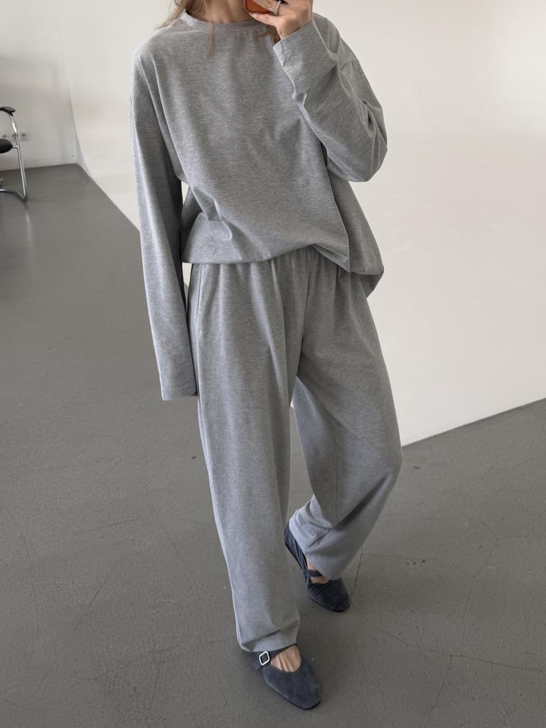 Брюки Sando Classik Grey Melange из мягкого хлопка