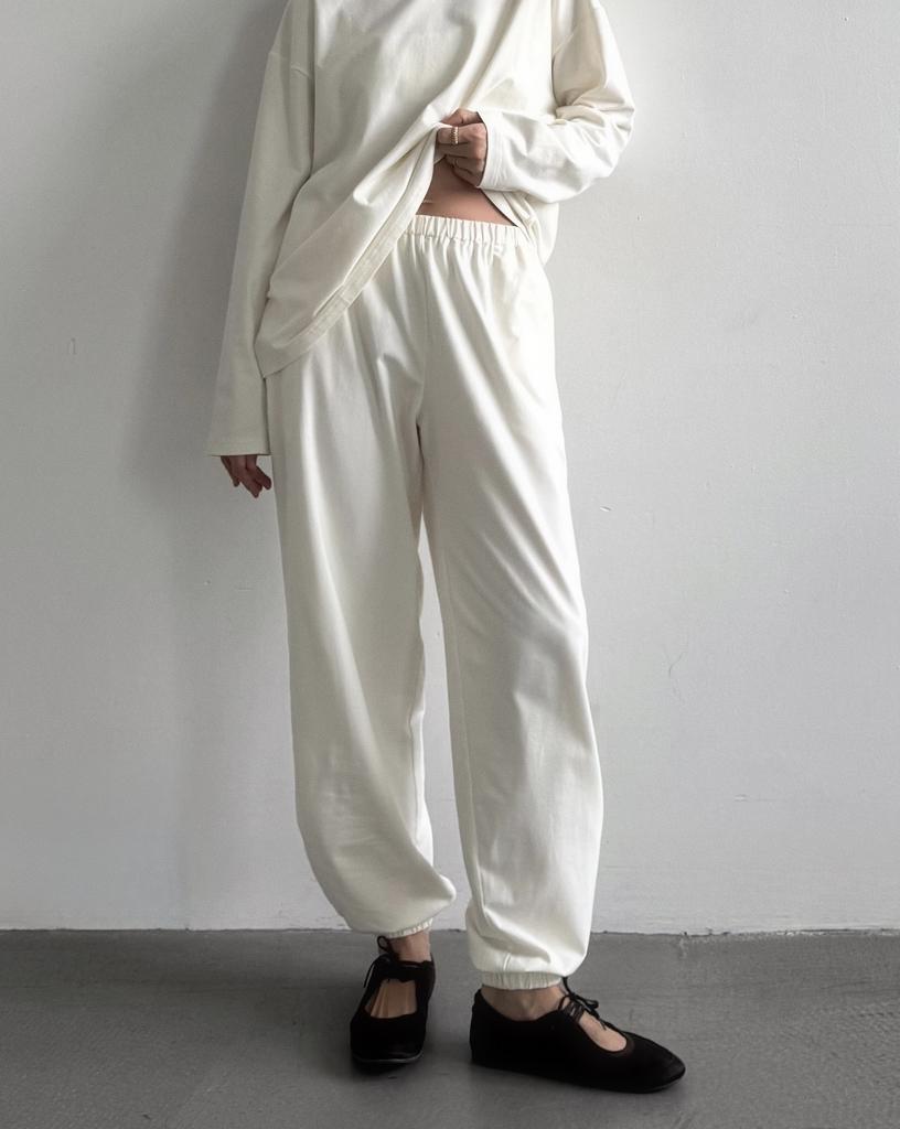 Джоггеры Milk Cream из мягкого хлопка