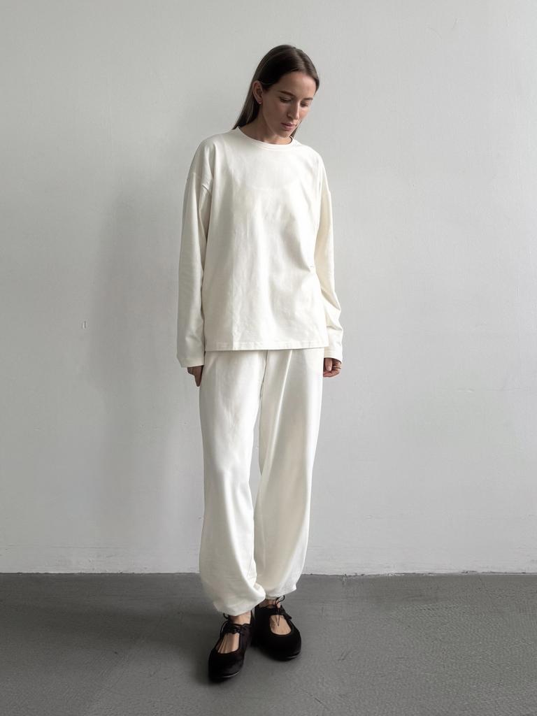 Лонгслив Milk Cream  из мягкого хлопка