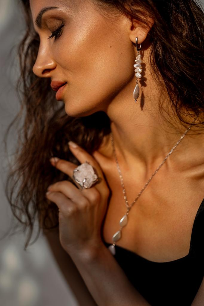 Серьги из жемчуга