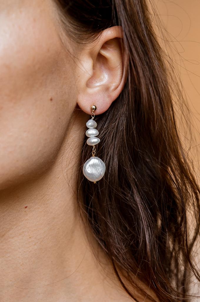 Серьги с жемчугом