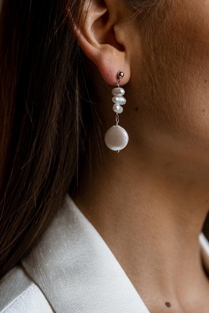 Серьги с жемчугом