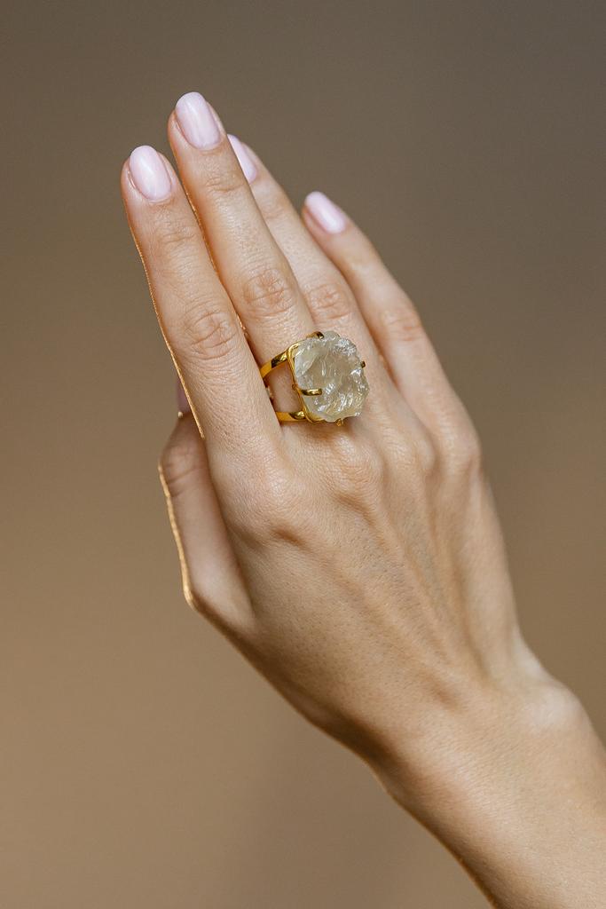 Кольцо с цитрином