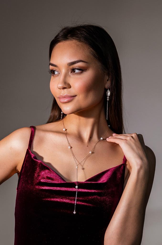 Колье жемчужное LILY