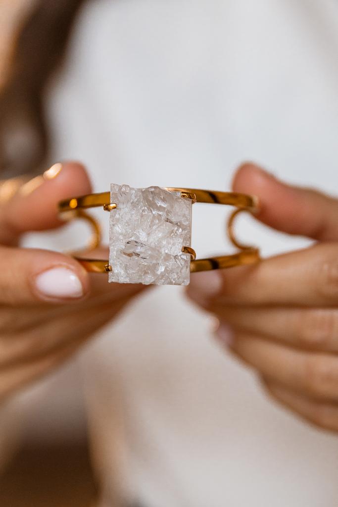 Браслет с горным хрусталем