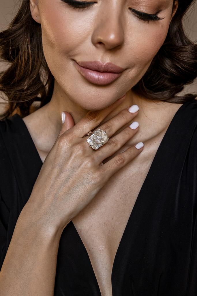 Кольцо с цитрином