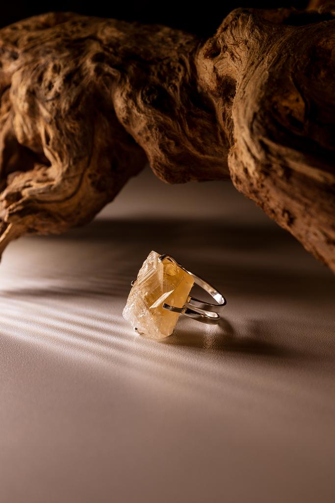 Кольцо с цитрином