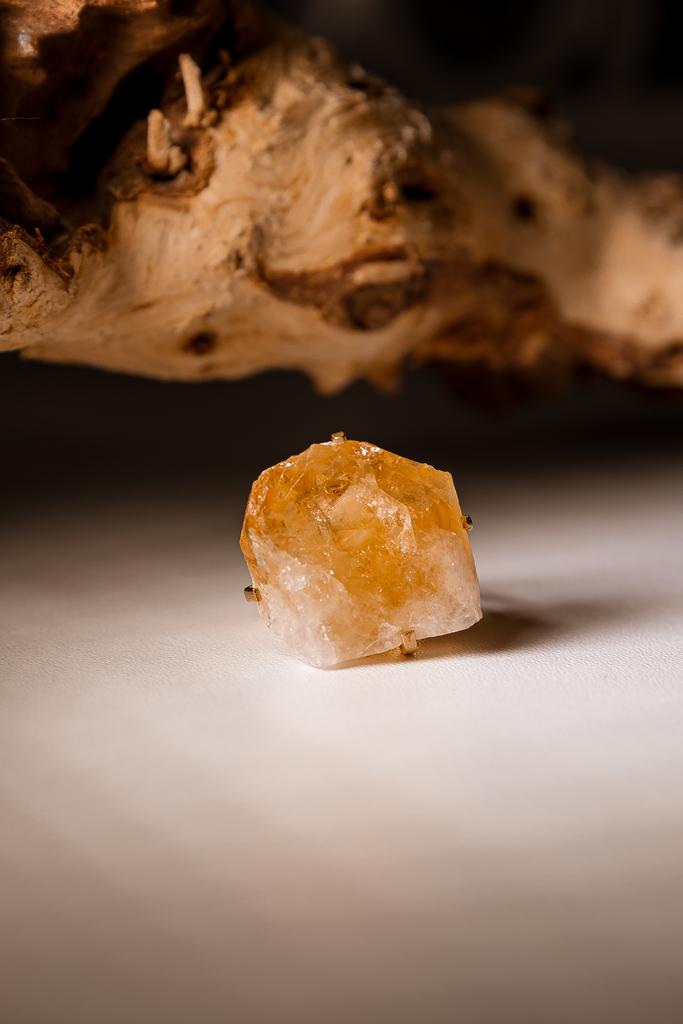 Кольцо с цитрином