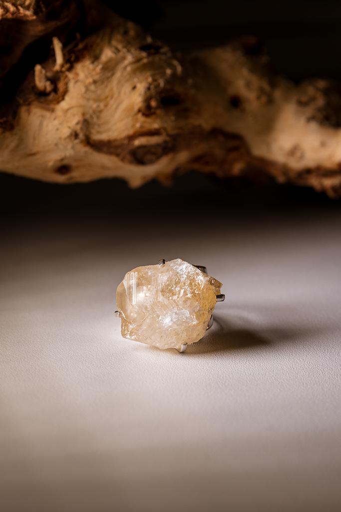 Кольцо с цитрином