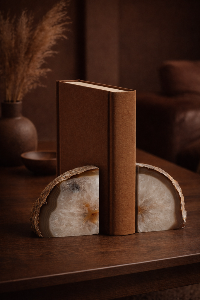 Подставка для книг из агата