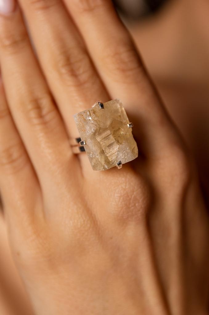 Кольцо с цитрином