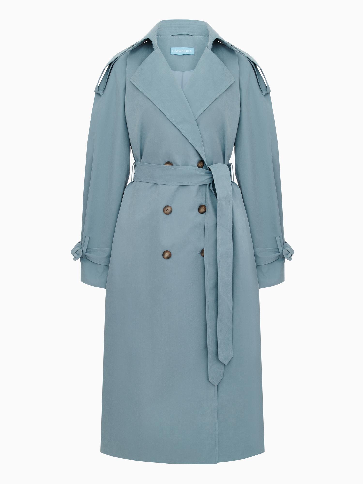 TRENCH COAT WINGS BLUE