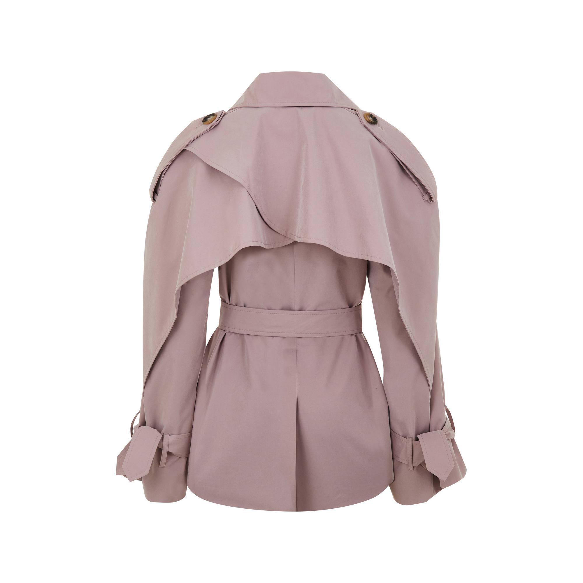 TRENCH WINGS CROP PINK