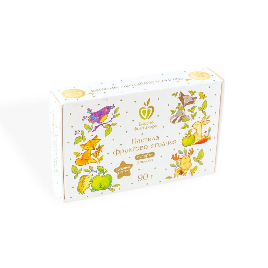 Д090. Набор пастилы фруктово-ягодной, 6 вкусов, 90 г