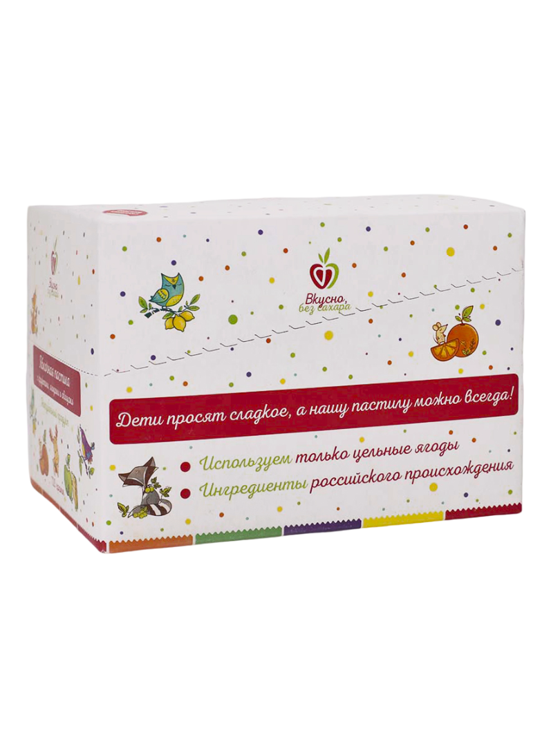 Д720. Набор пастилы фруктово-ягодной, 9 вкусов, 720 г