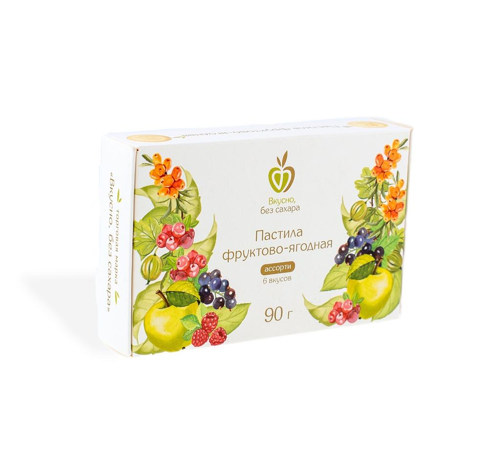 Я090. Набор пастилы фруктово-ягодной, 6 вкусов, 90 г