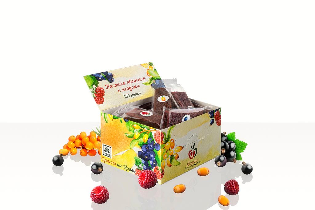 Я300. Набор пастилы фруктово-ягодной "Ягодный", 3 вкуса, 300 г