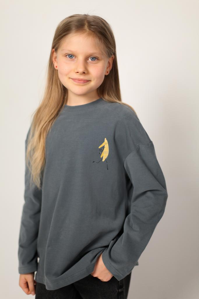 Лонгслив Банан на графите