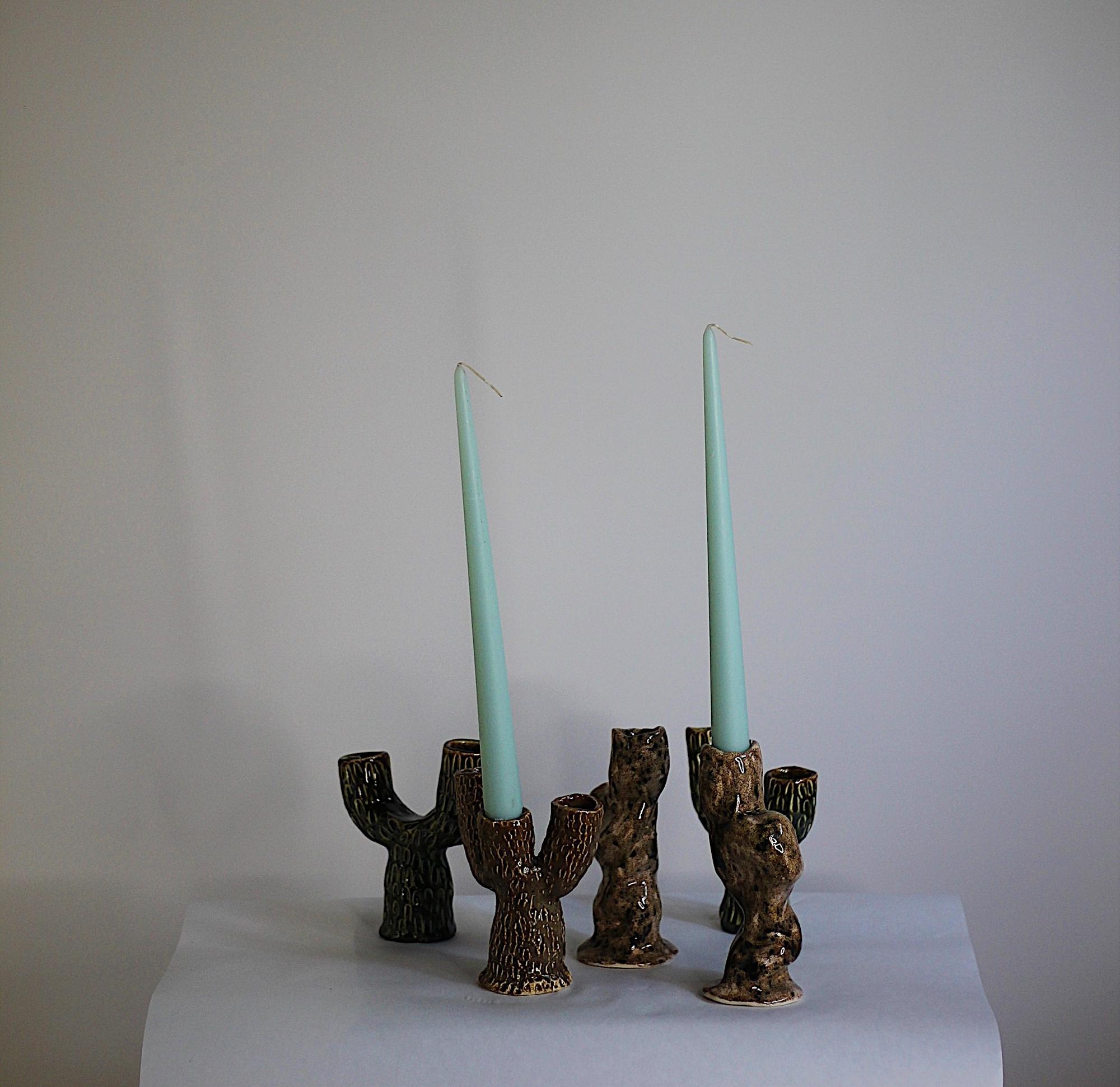 Керамический подсвечник кораллы