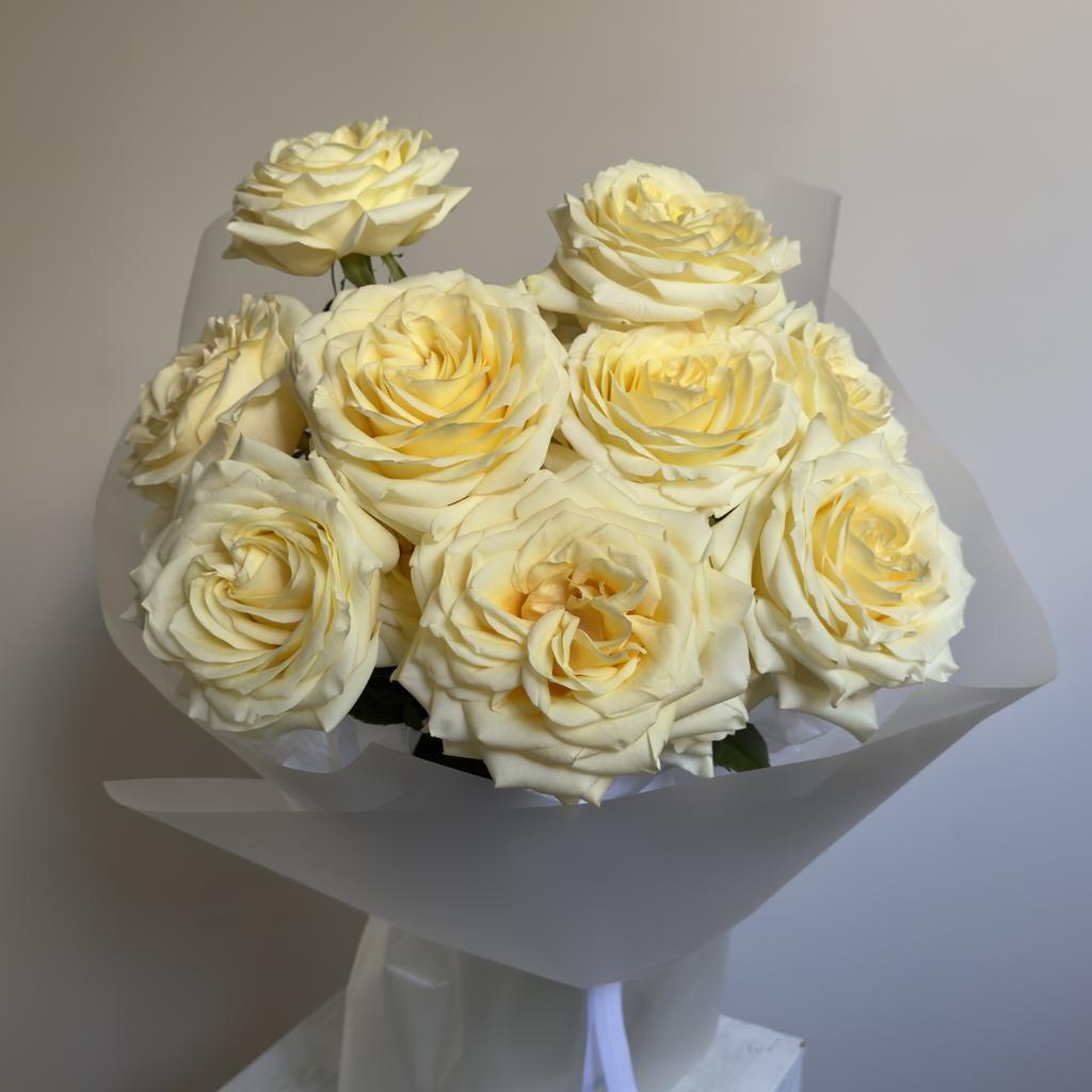 Монобукет из пионовидных роз