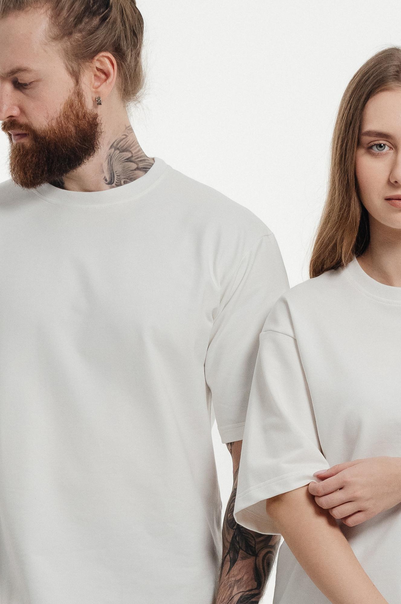 Футболка Мужская молочная