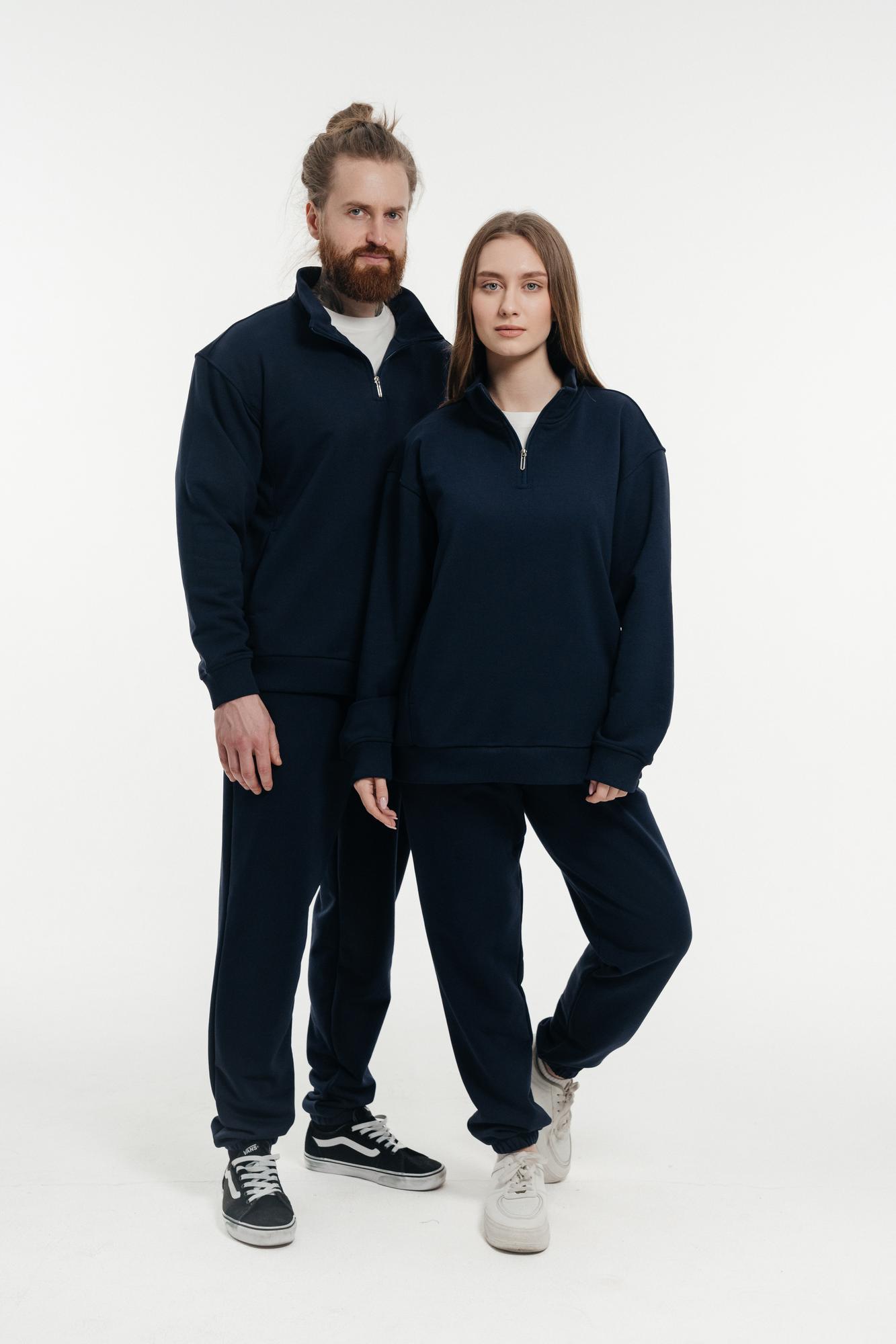 Анорак на молнии синий