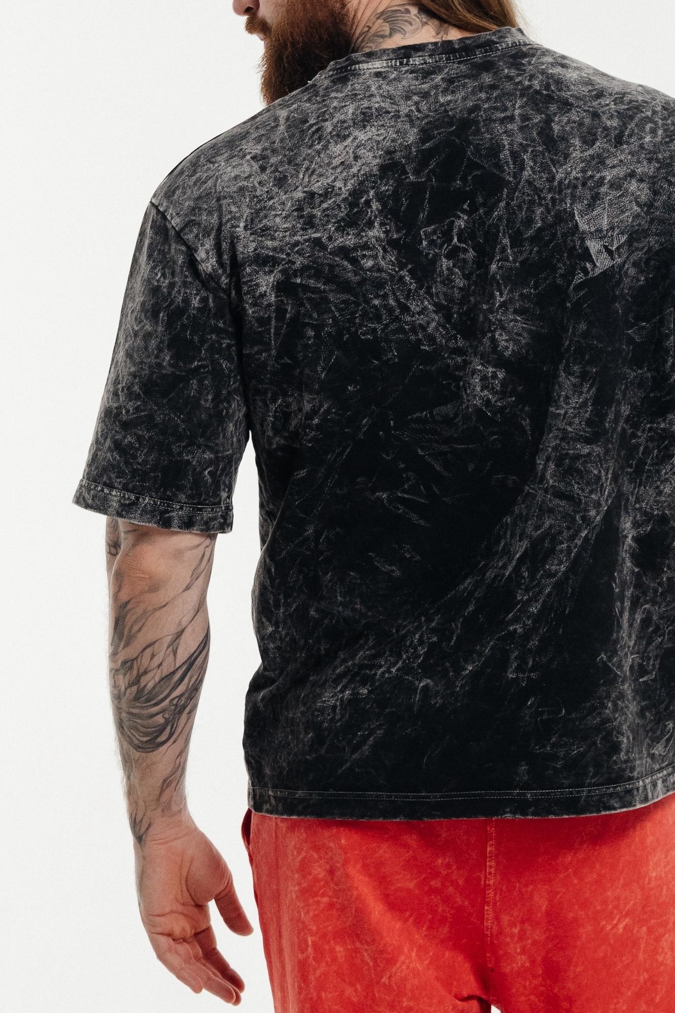 Футболка Мужская вареная черная