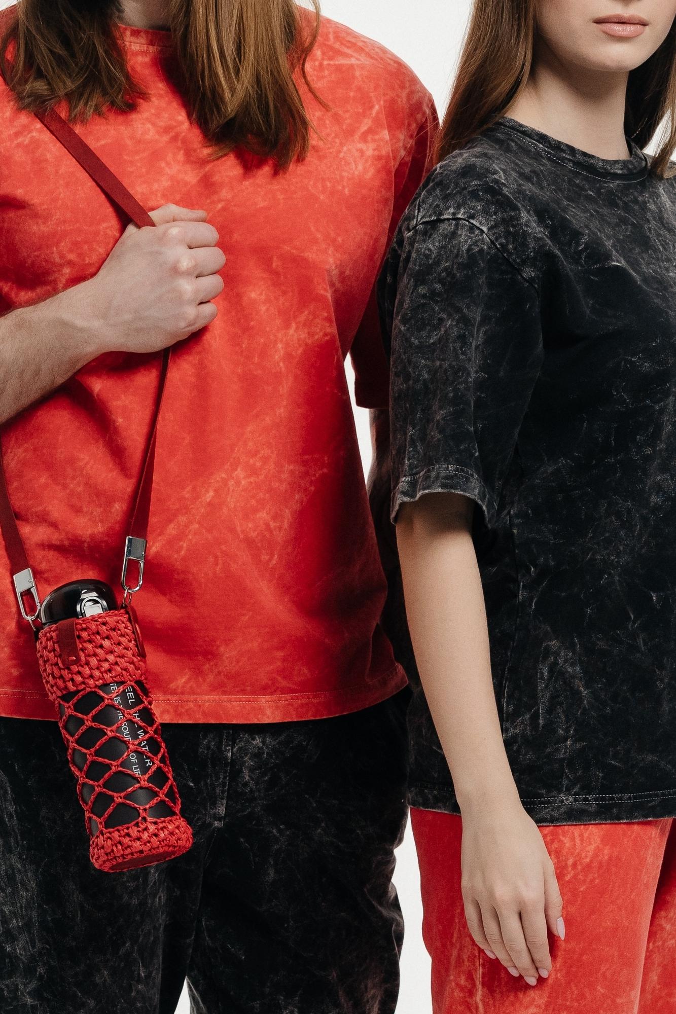 Футболка Женская вареная черная