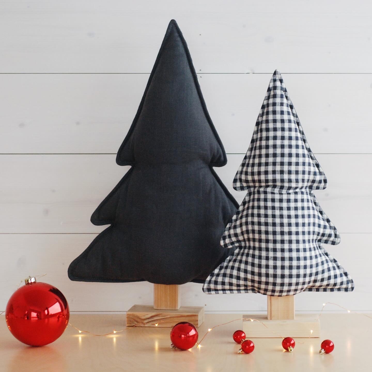 Льняная елка двусторонняя 1 шт