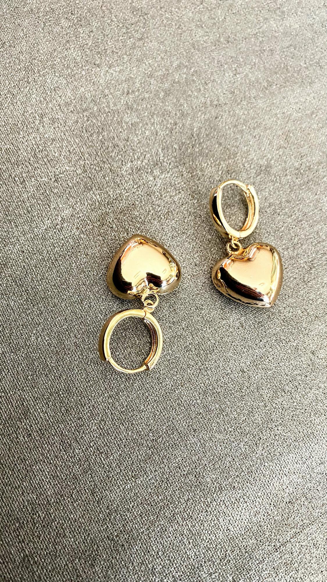 Серьги Сердце big