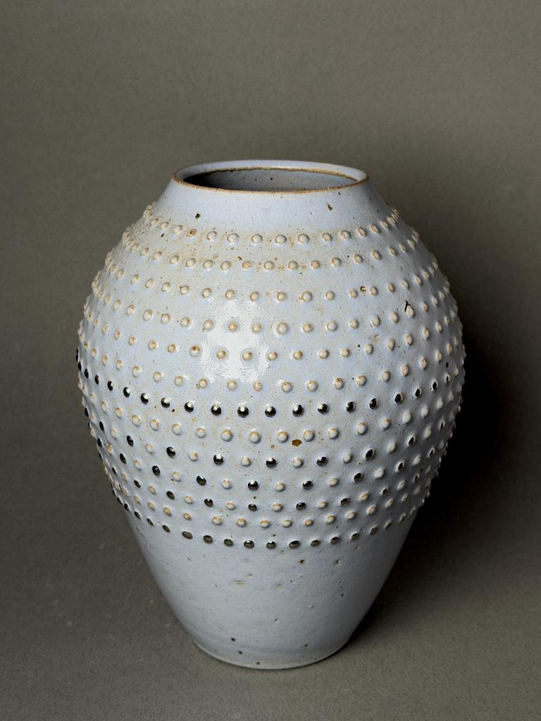 Ваза голубая