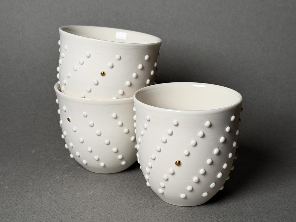 Стакан фарфоровый белый