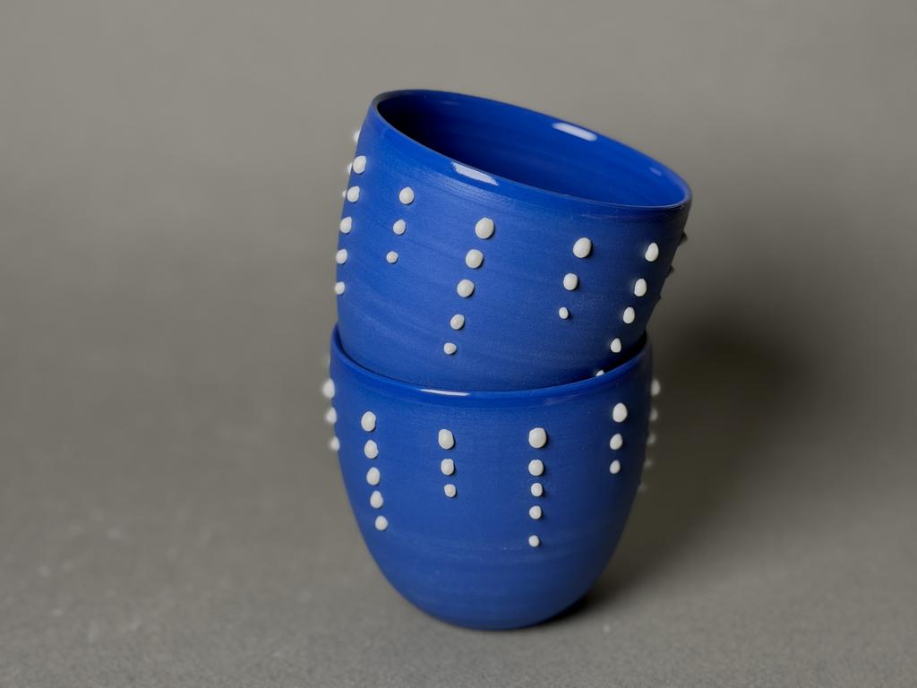 Стакан из фарфора синий_3