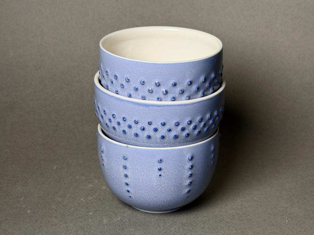 Пиала фарфоровая синяя