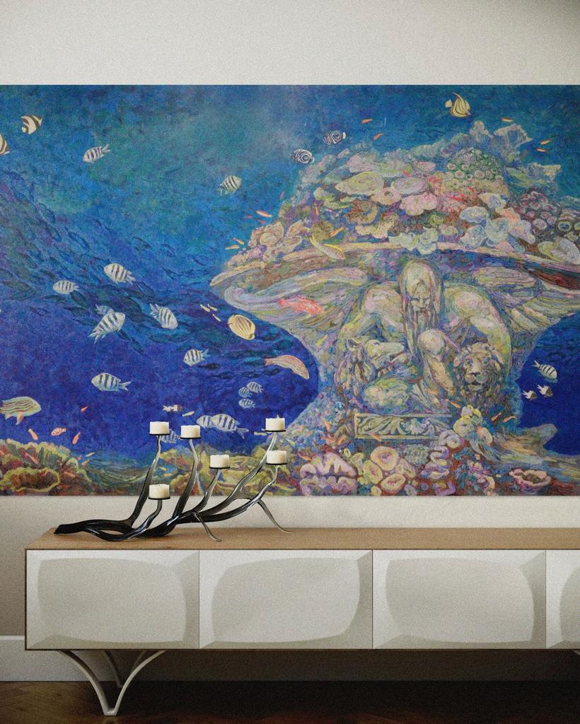 КАРТИНА "Крылья выдержут" 2,07 х 1,31 м, Марта Кандр