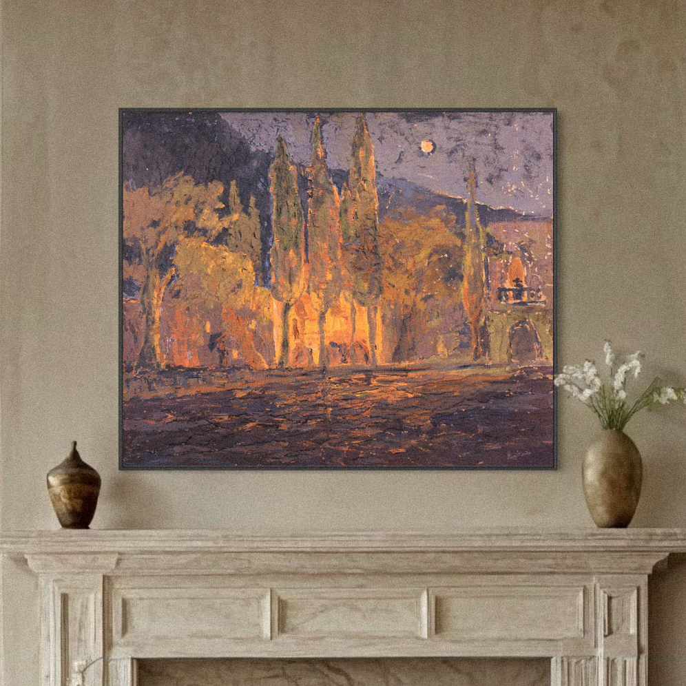 Картина "Ночью ты увидишь звёзды"  1,32 х 1,09 м Владимир Кандр