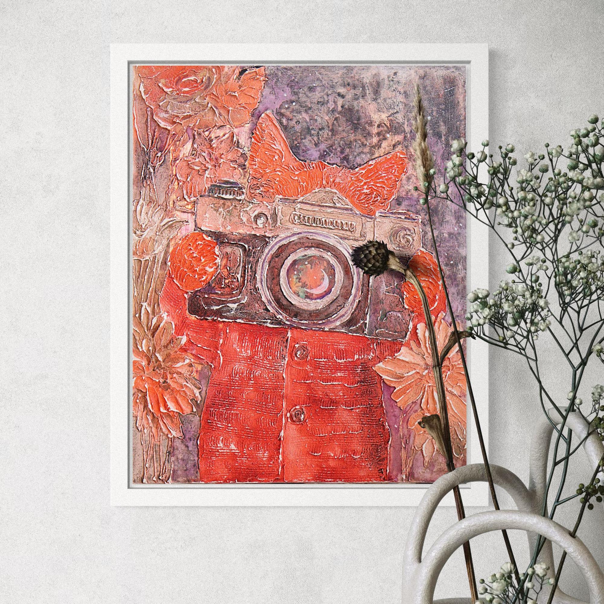 Картина "Запечатлеть момент" 0,40х0,50м, Марта Кандр