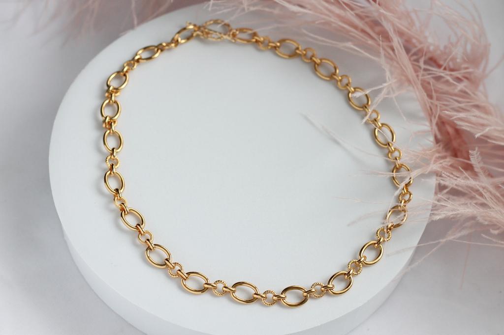 Цепочка с крупного плетения