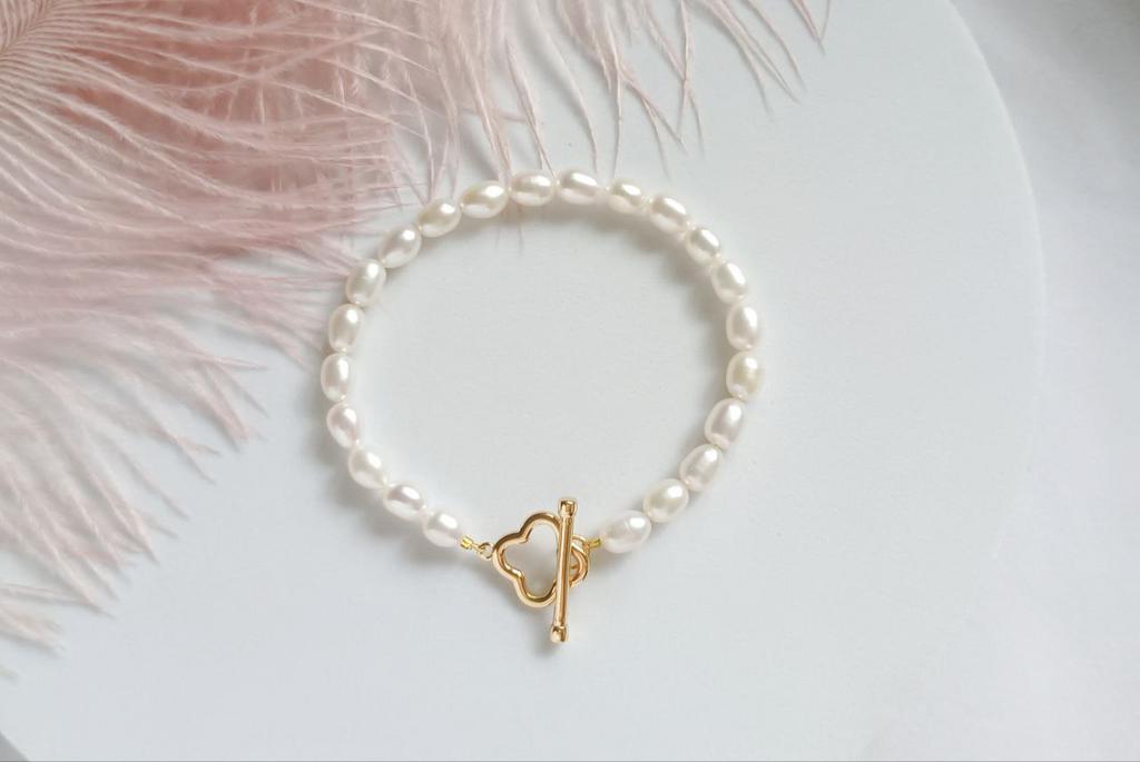 Браслет из натурального жемчуга
