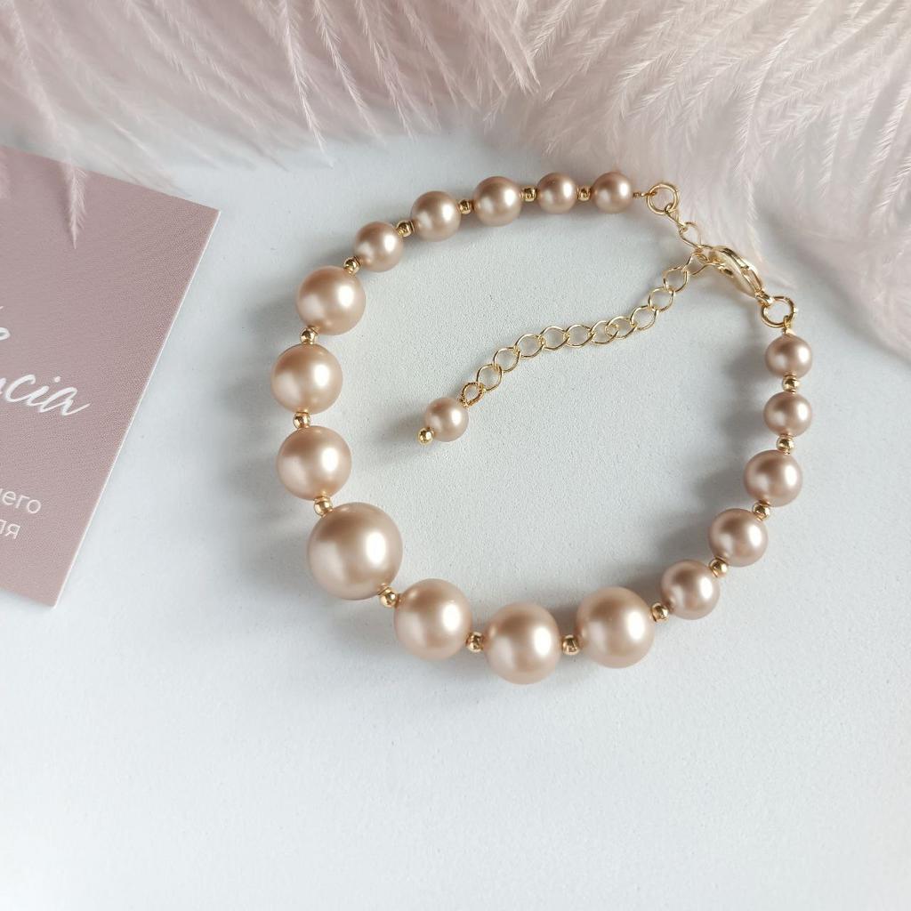 Браслет из жемчуга Сваровски