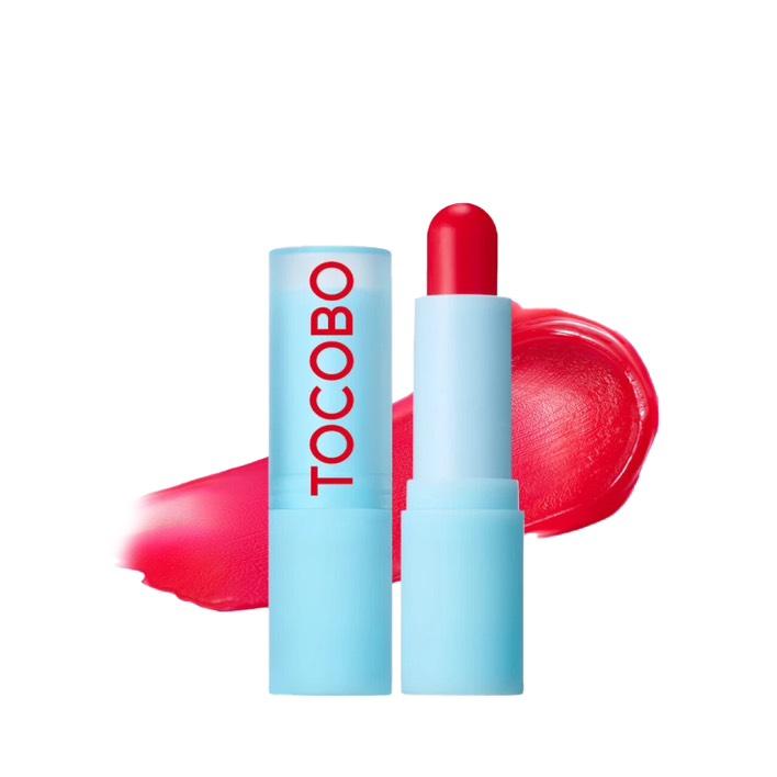 СРОК ГОДНОСТИ ДЕКАБРЬ 2025 Tocobo Оттеночный бальзам для губ в вишневом оттенке 11