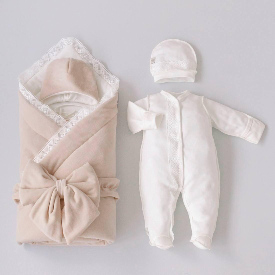 Комплект на выписку 5 предметов "Прованс", демисезонный