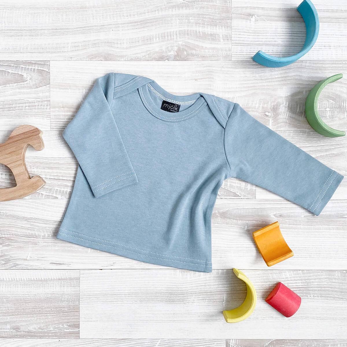 Футболка с длинным рукавом Mjolk Baby Blue